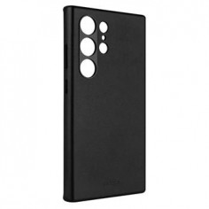 Kožen&yacute; zadn&iacute; kryt FIXED MagLeather s podporou MagSafe pro Samsung Galaxy S24 Ultra, čern&yacute;