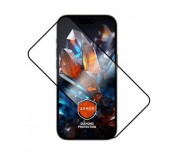 Ultra odoln&eacute; tvrzen&eacute; sklo FIXED Armor s Anti-dust aplik&aacute;torem a AR vrstvou pro Apple iPhone 16 Pro, čern&eacute;