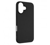 Zadn&iacute; pogumovan&yacute; kryt FIXED Story pro Apple iPhone 16, čern&yacute;