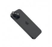 Ochrann&aacute; skla čoček fotoapar&aacute;tů FIXED Camera Glass pro Apple iPhone 16/16 Plus, čern&aacute;