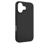 Zadn&iacute; pogumovan&yacute; kryt FIXED Story pro Apple iPhone 17, čern&yacute;