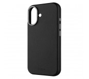 Kryt FIXED MagLeather pro Apple iPhone 17, z vegansk&eacute; kůže s podporou MagSafe, čern&yacute;