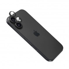 Ochrann&aacute; skla čoček fotoapar&aacute;tů FIXED Armor Camera Glass pro Apple iPhone 17, čern&aacute;