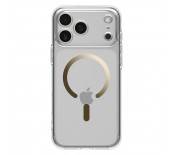 Spigen Ultra Hybrid MagSafe, clear gold - iPhone 17 Pro Max