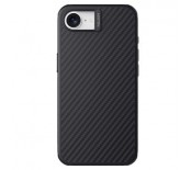 Nillkin Synthetic Fiber PRO Magnetic Zadn&iacute; Kryt pro Apple iPhone 17e/16e Black