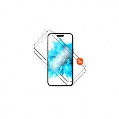 Tvrzen&eacute; sklo FIXED Full-Cover s aplik&aacute;torem pro Apple iPhone 17 Pro, 2ks, čern&eacute;