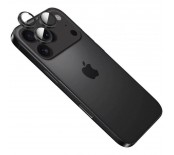 Ochrann&aacute; skla čoček fotoapar&aacute;tů FIXED Armor Camera Glass pro Apple iPhone 17 Pro/Pro Max, čern&aacute;