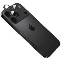 Ochrann&aacute; skla čoček fotoapar&aacute;tů FIXED Armor Camera Glass pro Apple iPhone 17 Pro/Pro Max, čern&aacute;