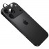 Ochranná skla čoček fotoaparátů FIXED Armor Camera Glass pro Apple iPhone 17 Pro/Pro Max, černá