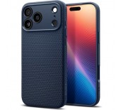 Spigen Liquid Air kryt iPhone 17 Pro navy blue